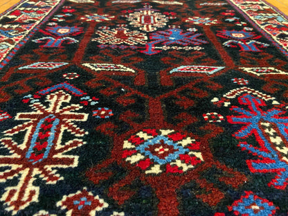 Small Bergama Handmade Carpet Cappadocia Rug Collection
