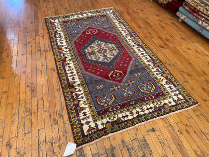 Authentic Anatolian Rug – Handwoven Turkish Wool Carpet with Vintage Tribal Patterns – Boho Decor Area Rug