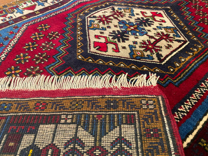 Handmade Cappadocia Rug, Authentic Yahyali Design from Central Anatolia 3x5ft