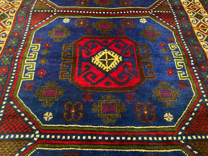 Cappadocia Taspinar Handmade Turkish Rug 4x7ft - Authentic Wool Area Carpet Cappadocia Rug Collection