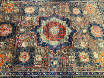 5x7ft Oriental Intricate Pattern Handmade Rug (150x210cm) - Turkish Wool Carpet Cappadocia Rug Collection