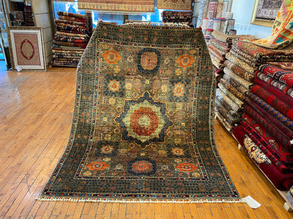 5x7ft Oriental Intricate Pattern Handmade Rug (150x210cm) - Turkish Wool Carpet Cappadocia Rug Collection