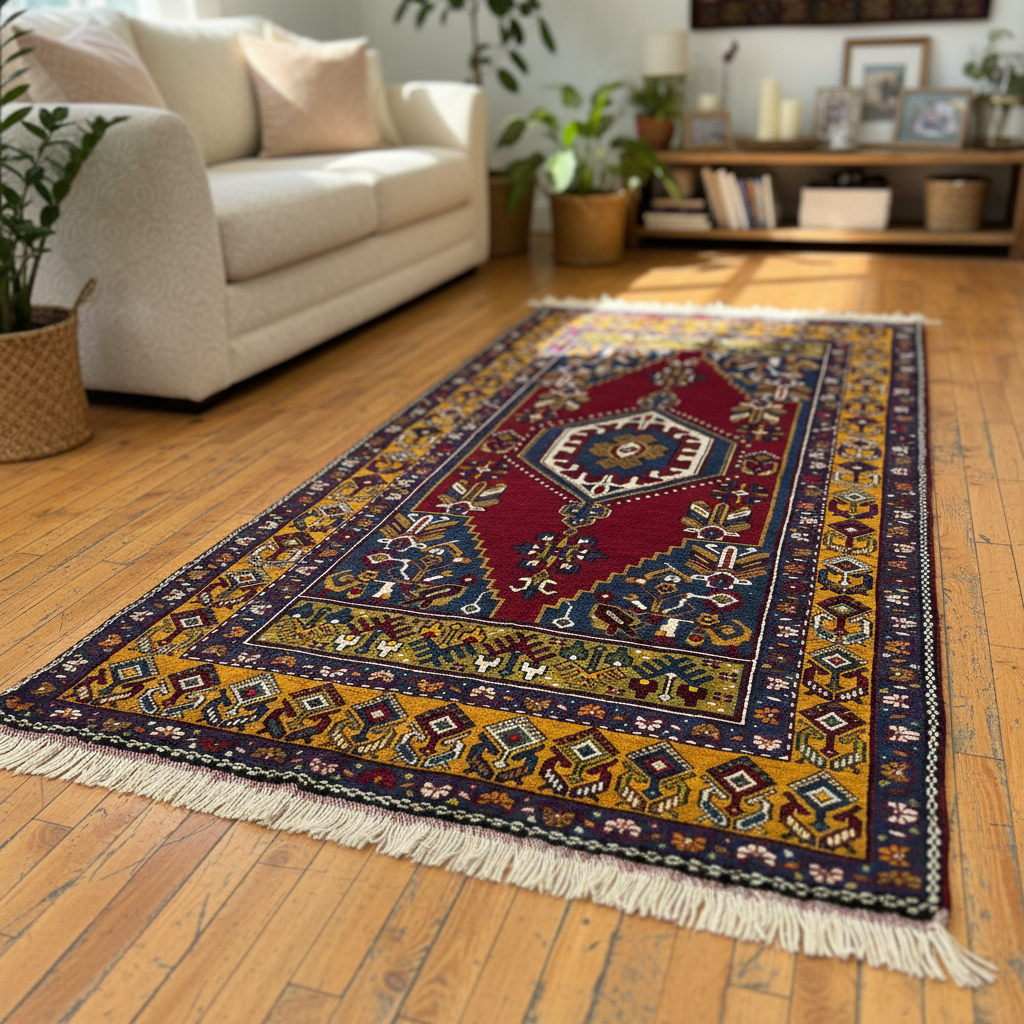 Anatolian Boho Rug - cozy ortam