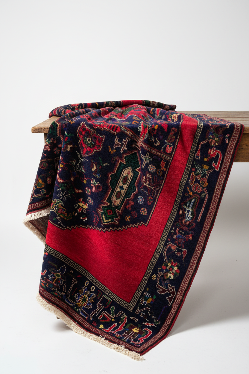 Anatolian Carpet – Draped on Table