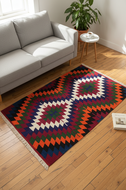 Anatolian Kilim - Kuşbakışı Lifestyle