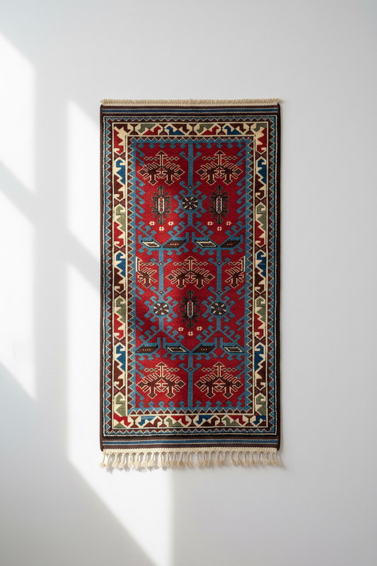 Anatolian Turkish Handmade Rug - Beyaz Arka Plan