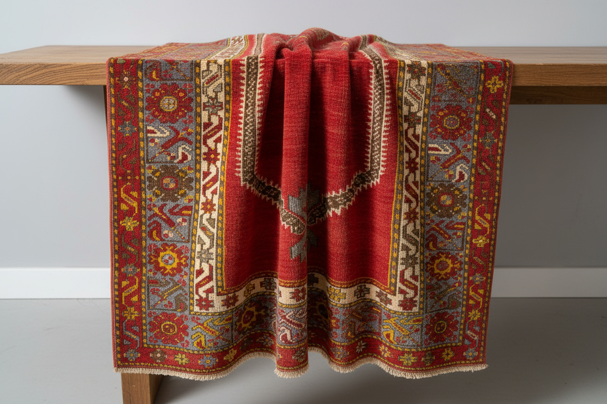 Antique Turkish Anatolian Rug - Doğru Saçaklı