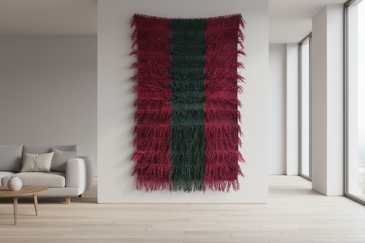 Burgundy Tulu Kilim - 4x6ft