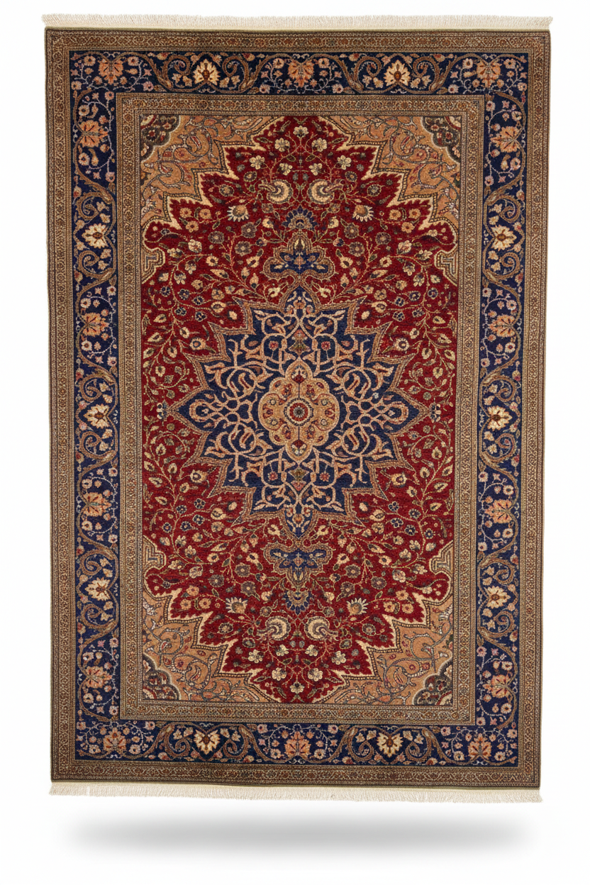 Cappadocia Handmade Area Rug – Studio White Background