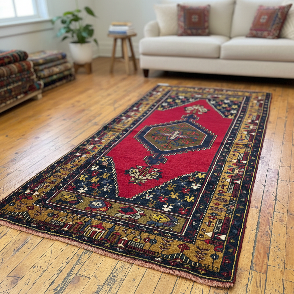 Cappadocia Yahyali Rug - cozy ortam