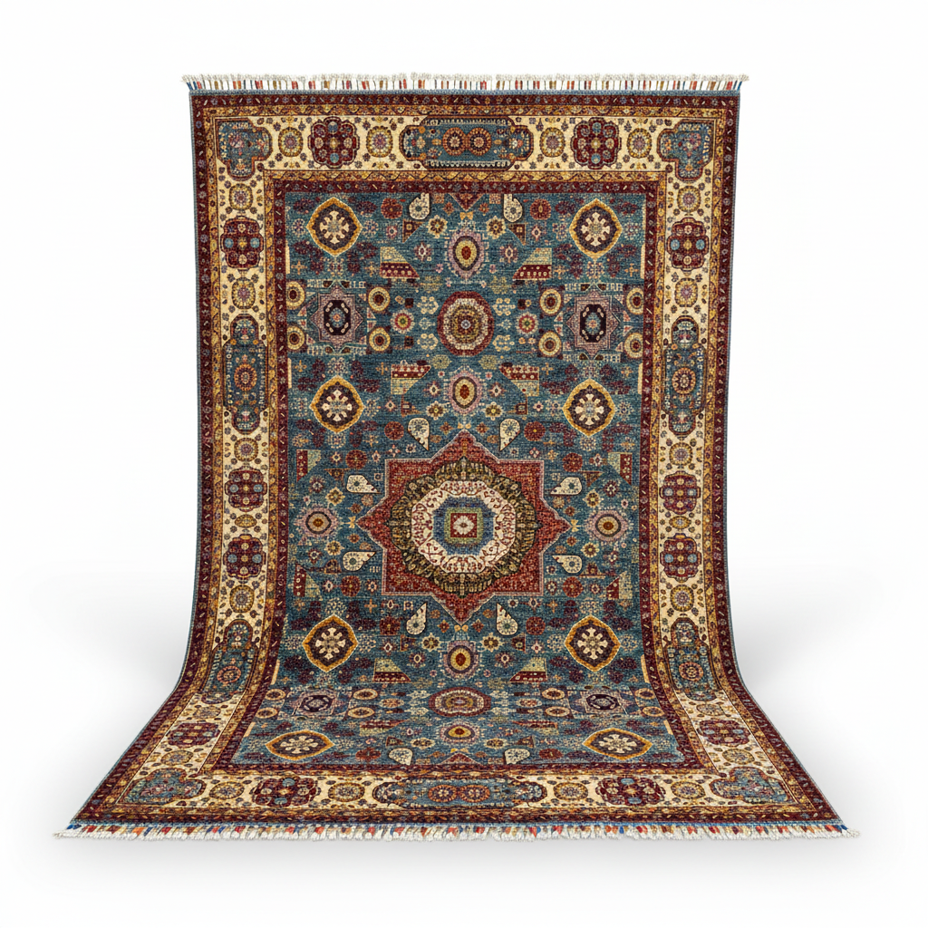 Central Medallion - beyaz arka plan