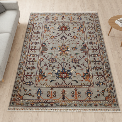 Floral Rug - Bird's Eye View