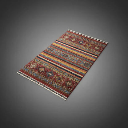 Hand-Knotted Angora Wool Carpet 3x5ft | Turkish Rug – Cappadocia