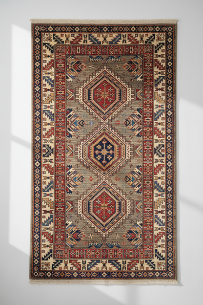 Geometric Carpet Vertical Display