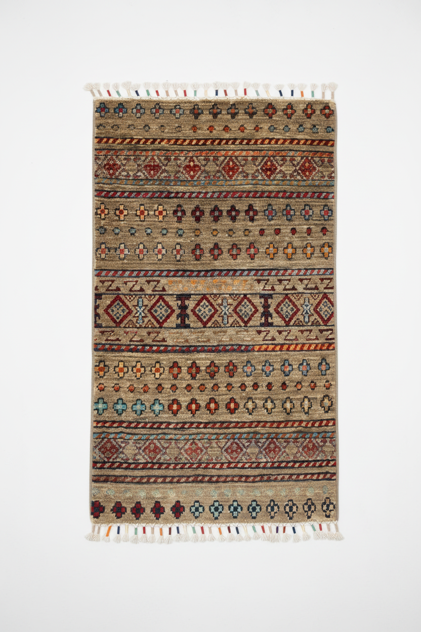 Geometric Entryway Carpet - Vertical Display