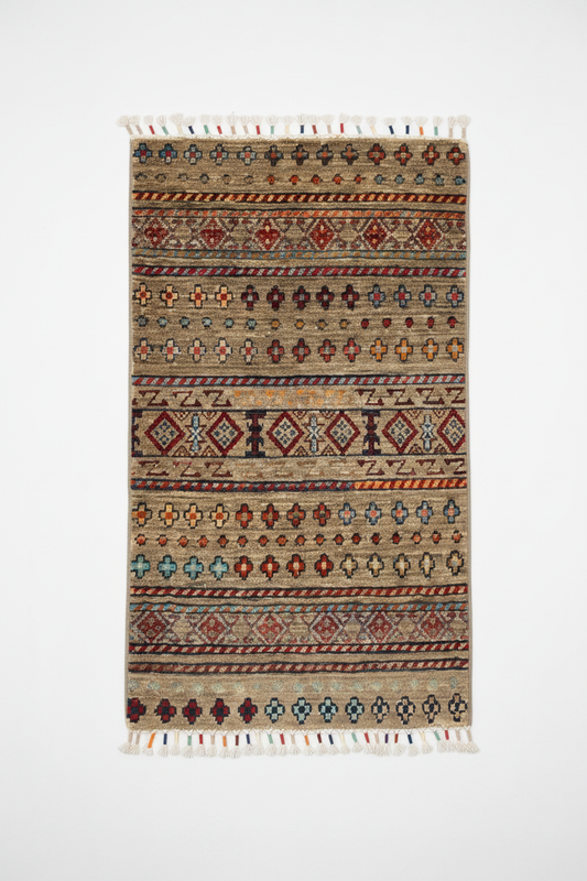 Geometric Entryway Carpet - Vertical Display