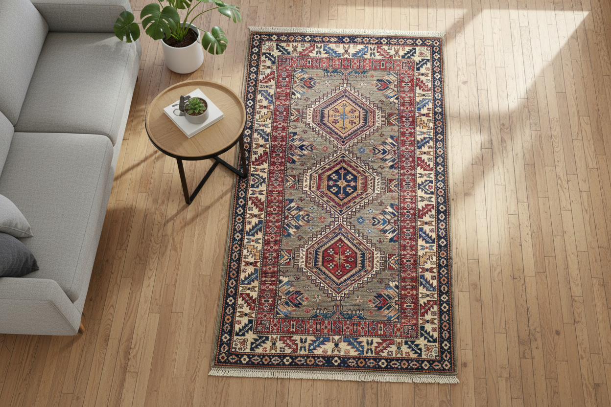Geometric Rug Bird's Eye View