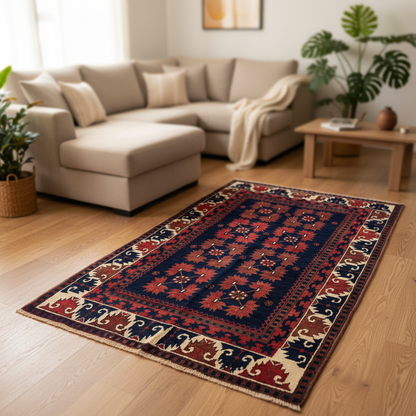 Geometric Turkish Rug - modern ortam yeni