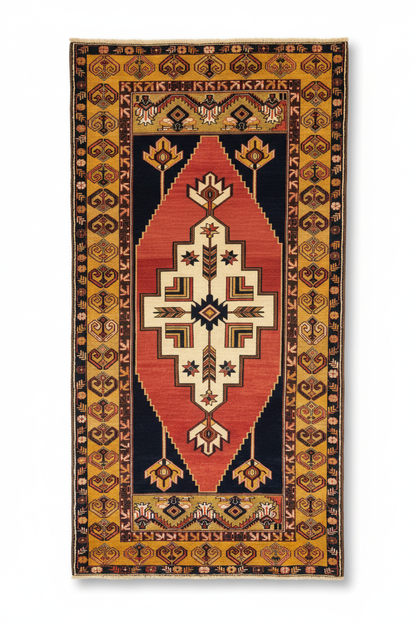 Handwoven Turkish Rug - Premium Display