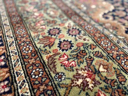 Vintage Turkish Salon Rug 7x10ft - Wool & Cotton Carpet Cappadocia Rug Collection
