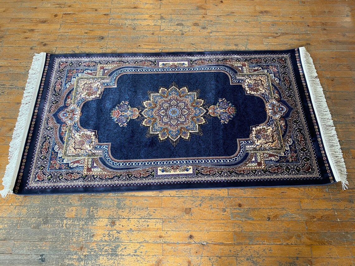 Alfombra de seda de bambú de 3 x 5 pies