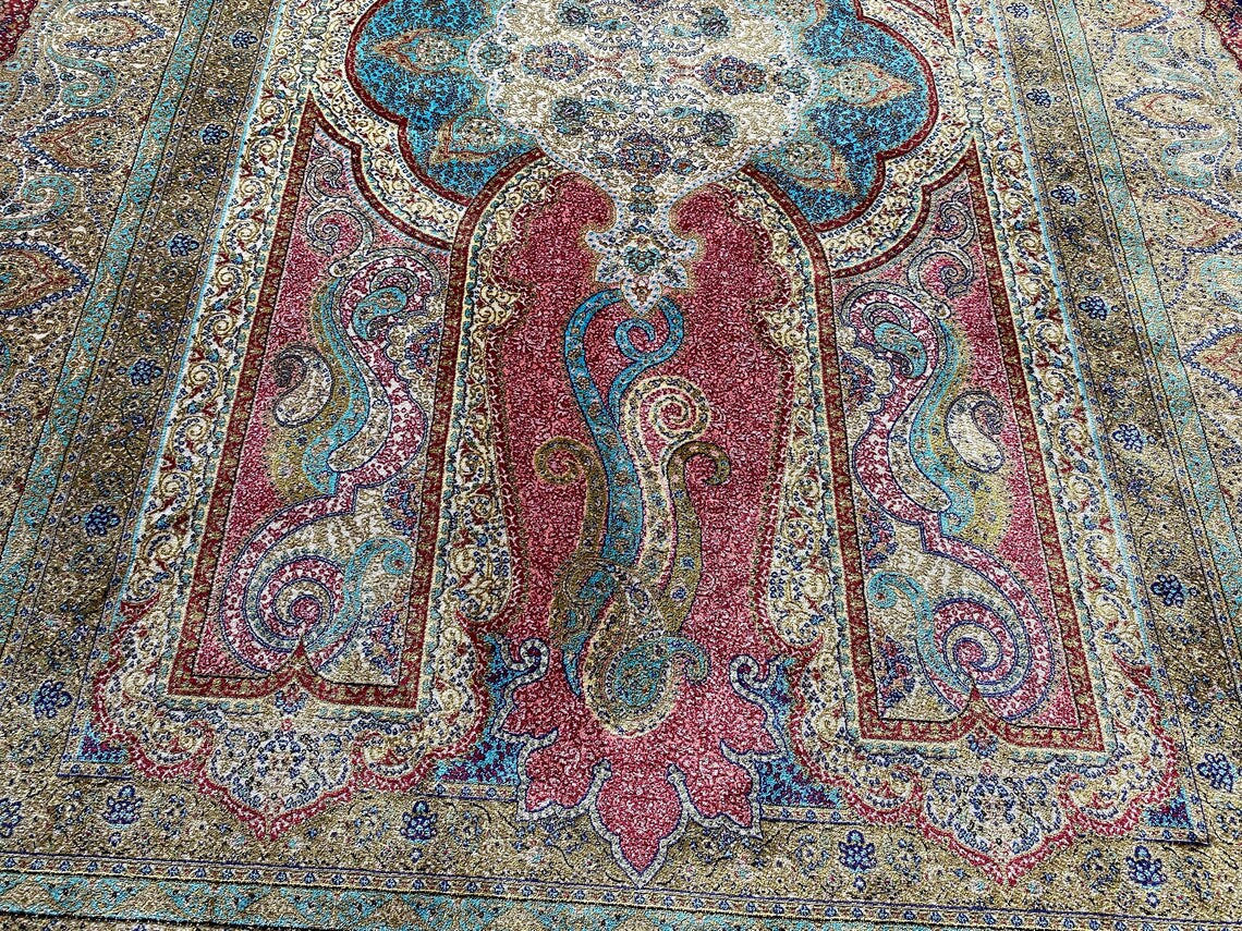 4x6ft Area Turkish Silk Carpet Cappadocia Rug Collection