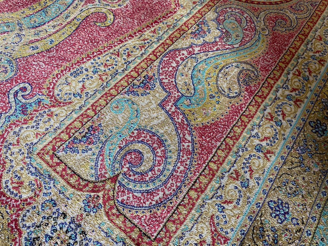 4x6ft Area Turkish Silk Carpet Cappadocia Rug Collection