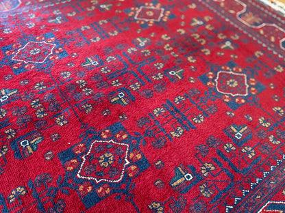 4x6ft Natural Dye Turkish Rug - Handmade Angora Wool Carpet Cappadocia Rug Collection