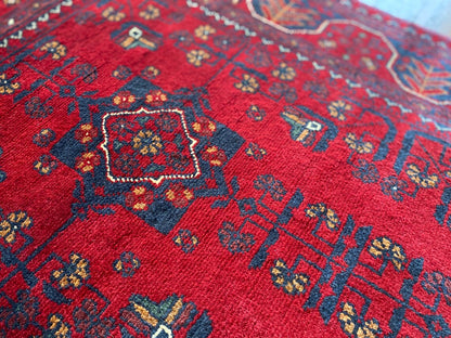4x6ft Natural Dye Turkish Rug - Handmade Angora Wool Carpet Cappadocia Rug Collection