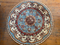 Alfombra hecha a mano de 5 x 5 pulgadas