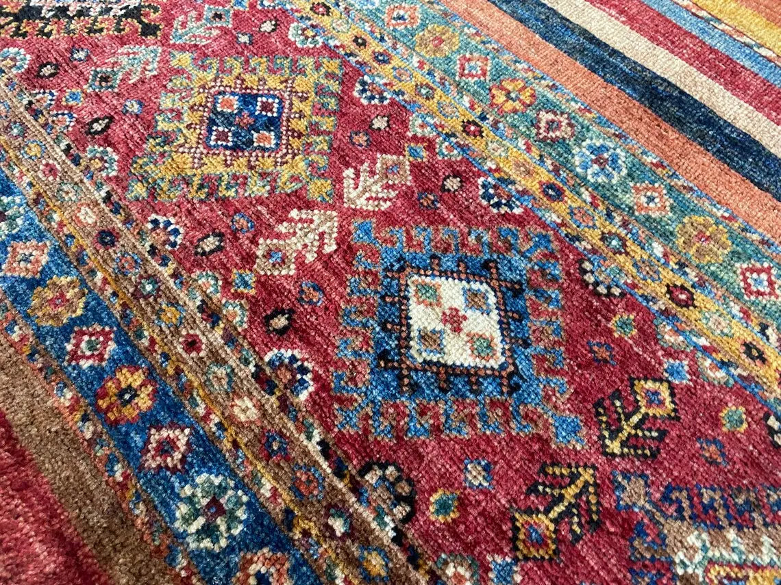 Hand-Knotted Angora Wool Carpet 3.5x5ft - Turkish Rug Cappadocia Rug Collection