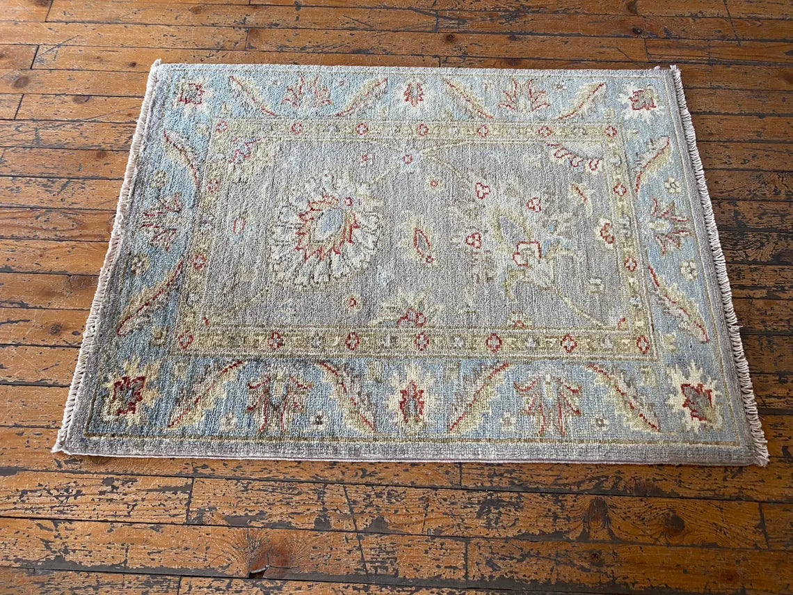 2x3ft Entryway Handmade Carpet Cappadocia Rug Collection