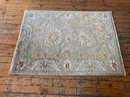 2x3ft Entryway Handmade Carpet Cappadocia Rug Collection