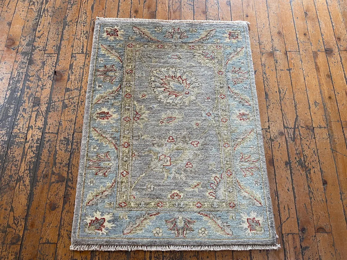 2x3ft Entryway Handmade Carpet Cappadocia Rug Collection