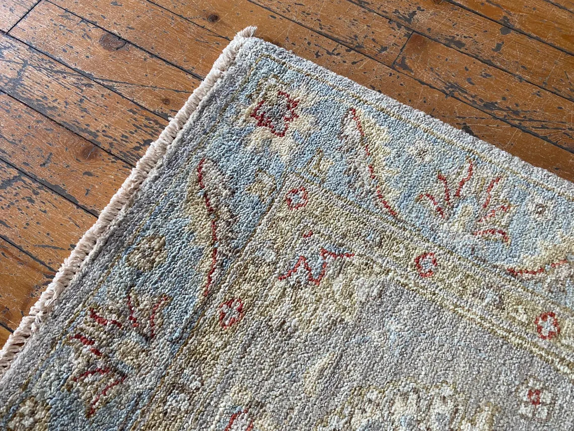 2x3ft Entryway Handmade Carpet Cappadocia Rug Collection