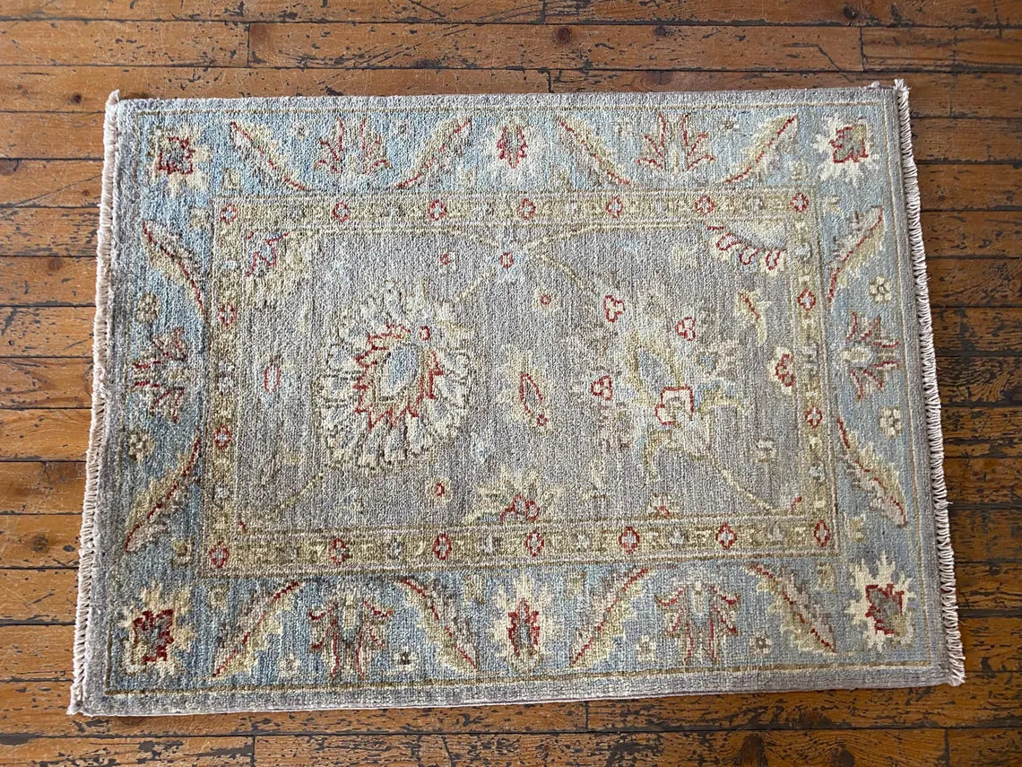 2x3ft Entryway Handmade Carpet Cappadocia Rug Collection