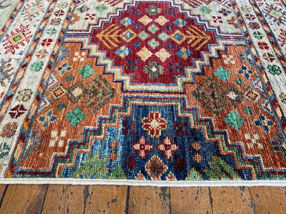 2x8ft Natural Dye Handmade Runner Rug (60x240cm) - Turkish Hallway Carpet Cappadocia Rug Collection