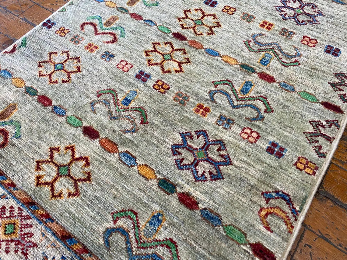 2x8ft Natural Dye Handmade Runner Rug (60x240cm) - Turkish Hallway Carpet Cappadocia Rug Collection