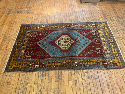 Anatolian Handmade Carpet 4x6ft Cappadocia Rug Collection