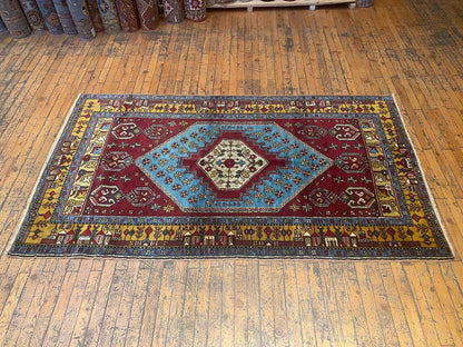 Anatolian Handmade Carpet 4x6ft Cappadocia Rug Collection
