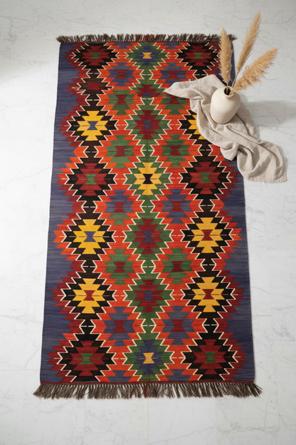 Kilim Rug – Flat Lay Overhead