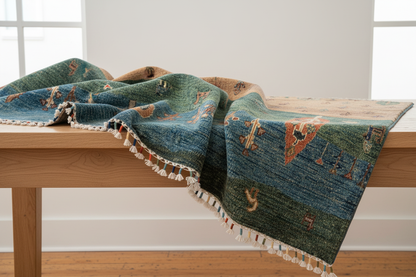Luxury Area Handmade Rug - Masada Büklümlü