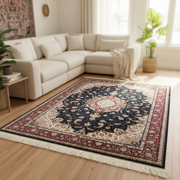 Luxury Silk Rug - modern ortam