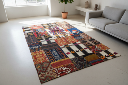 Patchwork Rug - Lifestyle Shot
