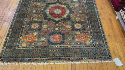 5x7ft Oriental Intricate Pattern Handmade Rug (150x210cm) - Turkish Wool Carpet