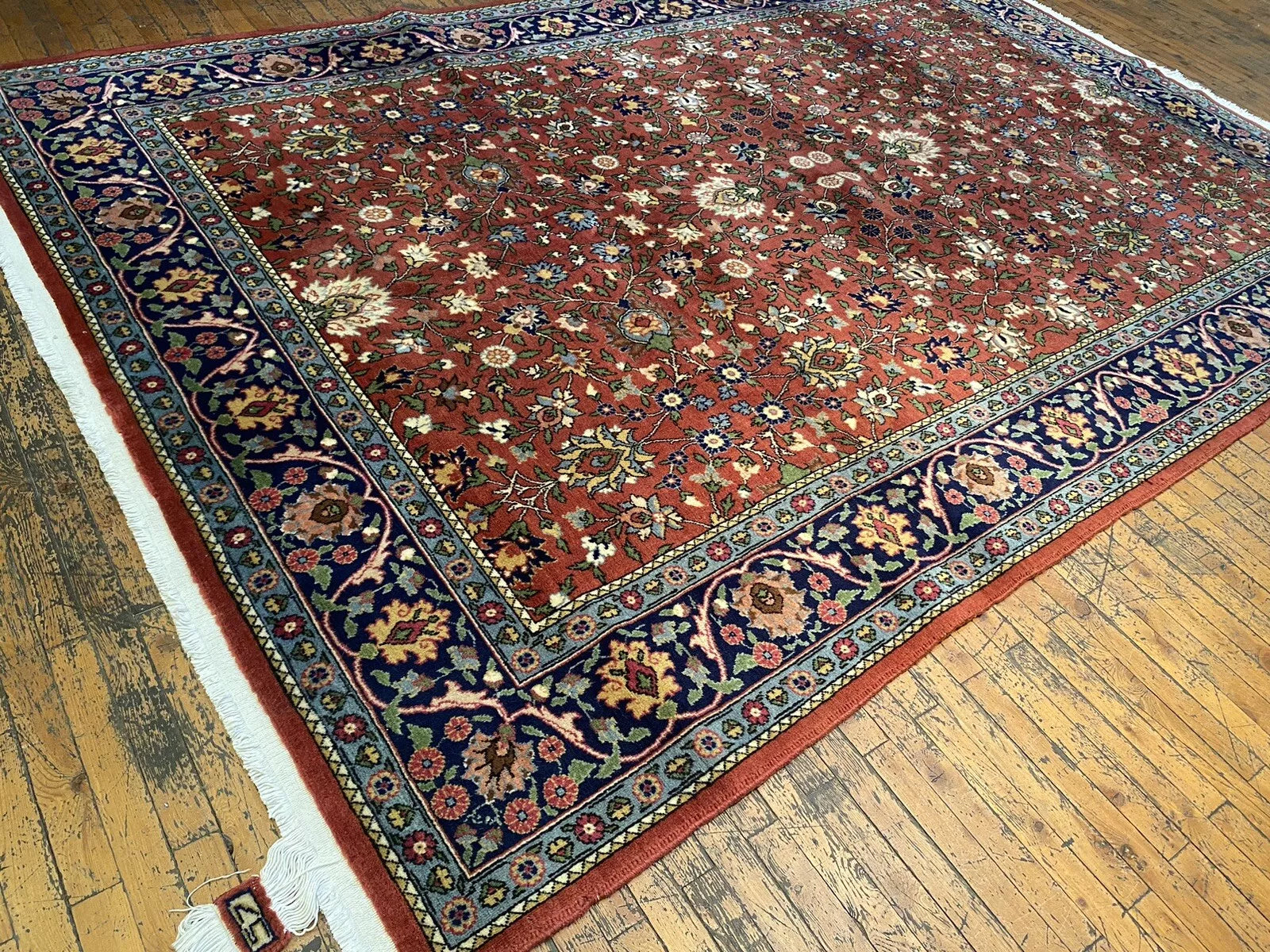 Antique Hereke Rug 7x11ft (213x335cm) 1900-1939 - Museum Quality Turkish Wool Carpet Cappadocia Rug Collection
