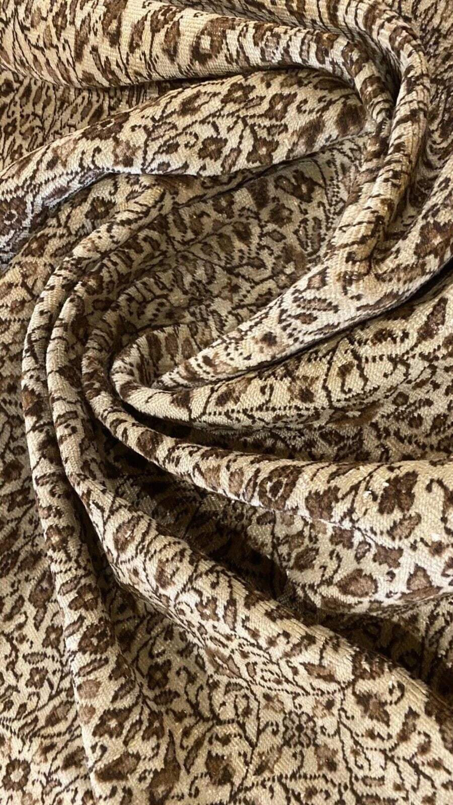 Antique 1940-1950's Wool Colored Floral Cappadocia Area Rug 8x12 ft