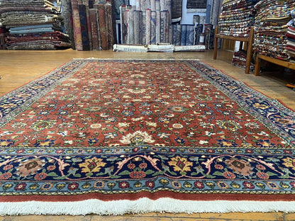 Antique Hereke Rug 7x11ft (213x335cm) 1900-1939 - Museum Quality Turkish Wool Carpet Cappadocia Rug Collection