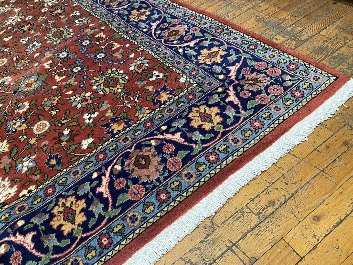 Antique Hereke Rug 7x11ft (213x335cm) 1900-1939 - Museum Quality Turkish Wool Carpet Cappadocia Rug Collection