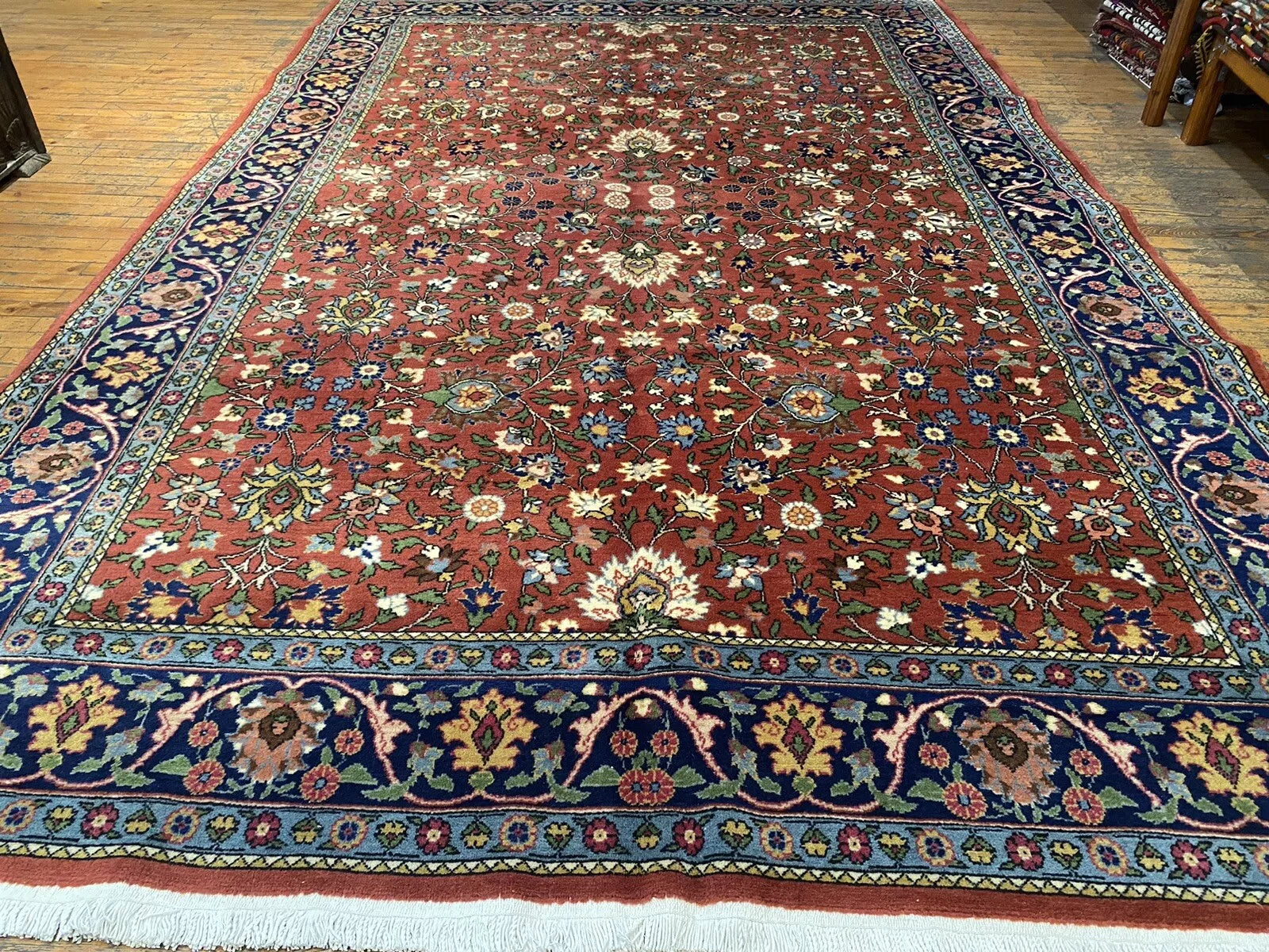 Antique Hereke Rug 7x11ft (213x335cm) 1900-1939 - Museum Quality Turkish Wool Carpet Cappadocia Rug Collection